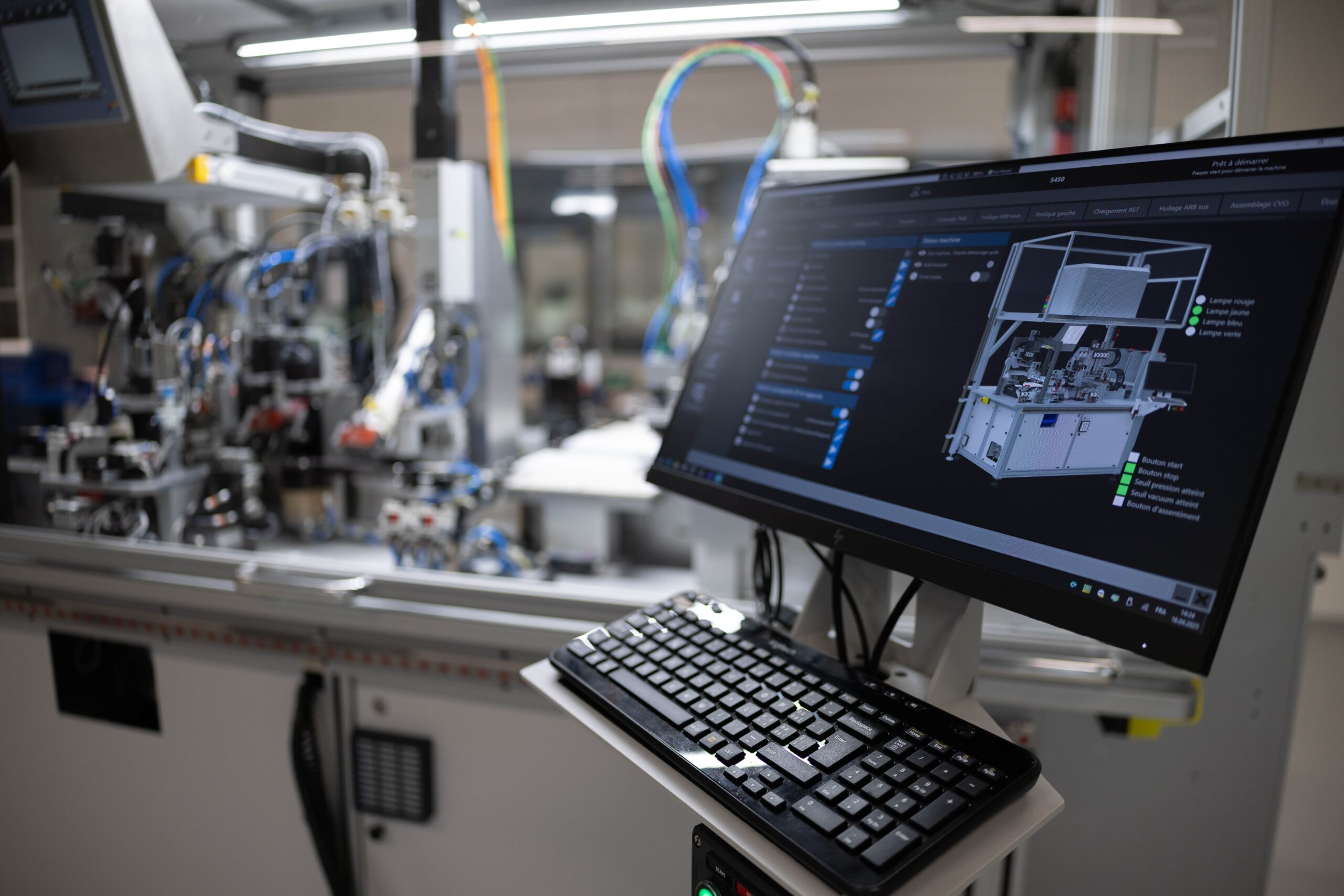 Contrôle et correction de l’ébat sur machine automatique Petitpierre